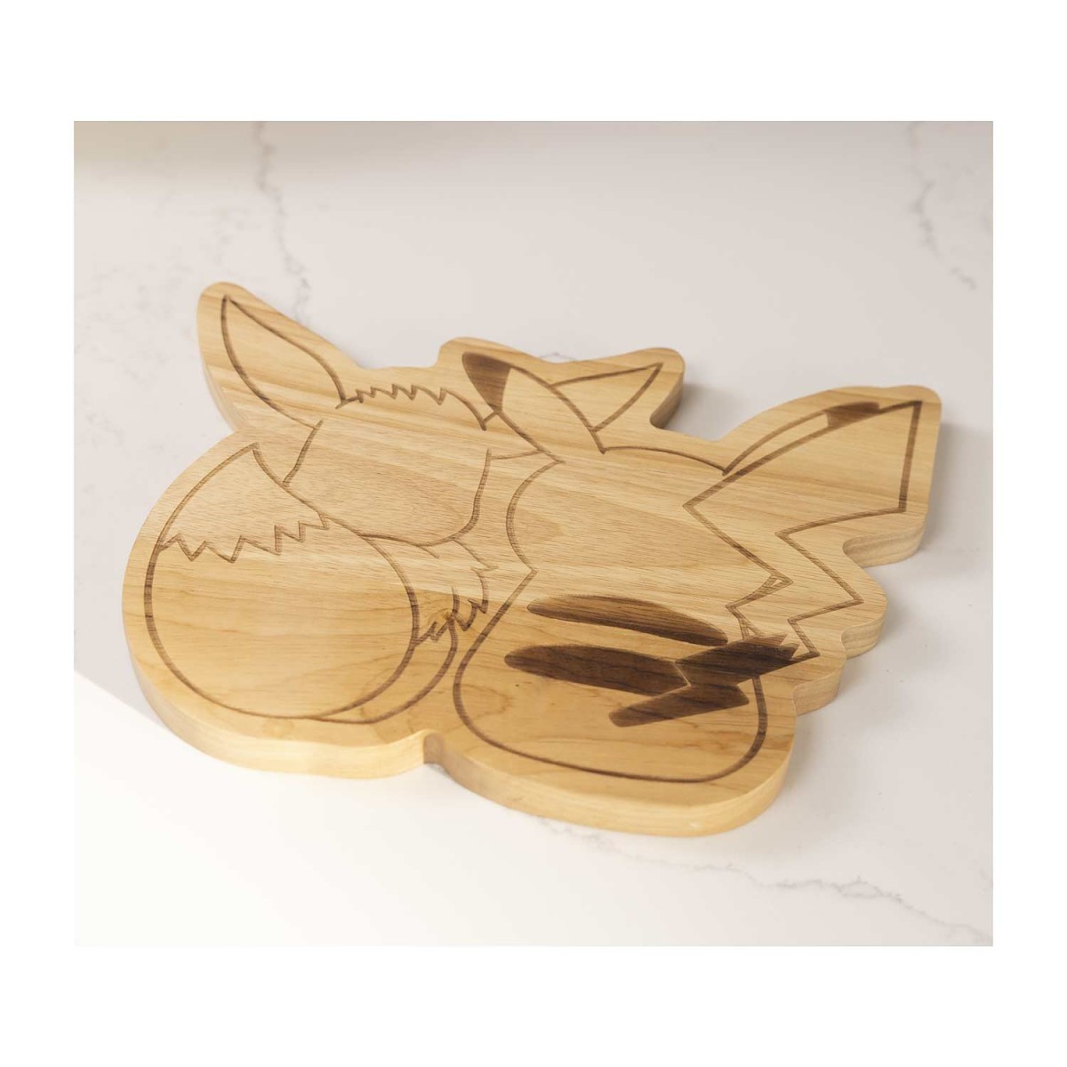 Pikachu & Eevee Pokémon Kitchen Wooden Cutting Board