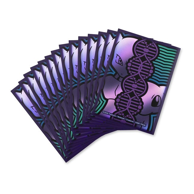Pokémon TCG: Mewtwo & Mew DNA Card Sleeves (65 Sleeves)