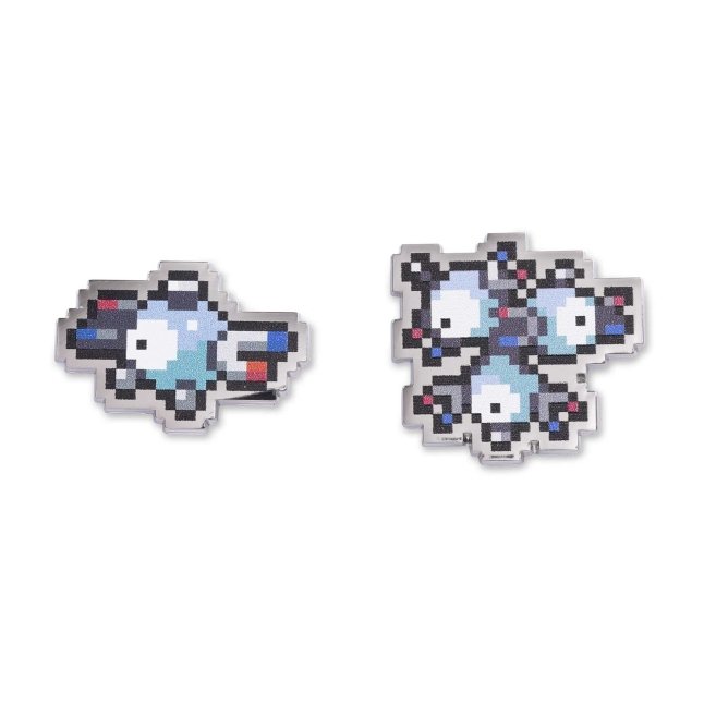 Magnemite & Magneton Pokémon Pixel Pins (2-Pack)