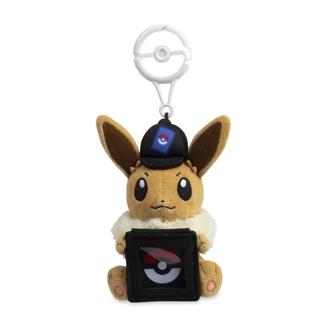 Pokémon TCG: Eevee Coin-Display Plush Key Chain