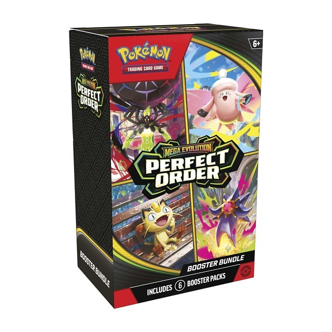 Pokémon TCG: Mega Evolution-Perfect Order Booster Bundle (6 Packs)