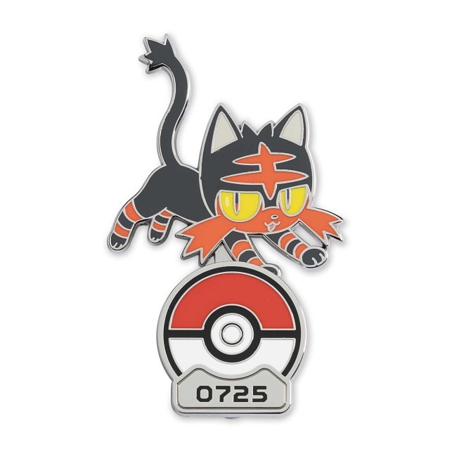 Litten Pokémon Gallery Pin