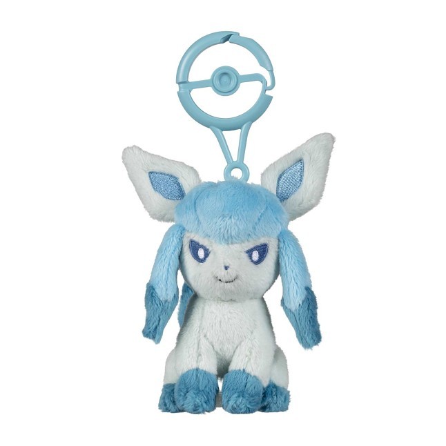 Glaceon Adventure Partners Plush Key Chain