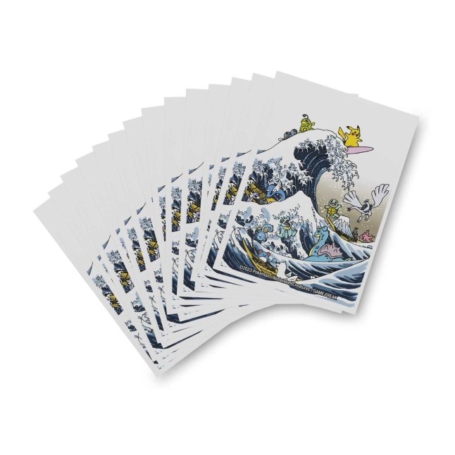Pokémon TCG: Great Wave Pikachu & Friends Card Sleeves (65 Sleeves)