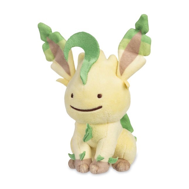 Ditto As Leafeon Plush - 7 ½ In.